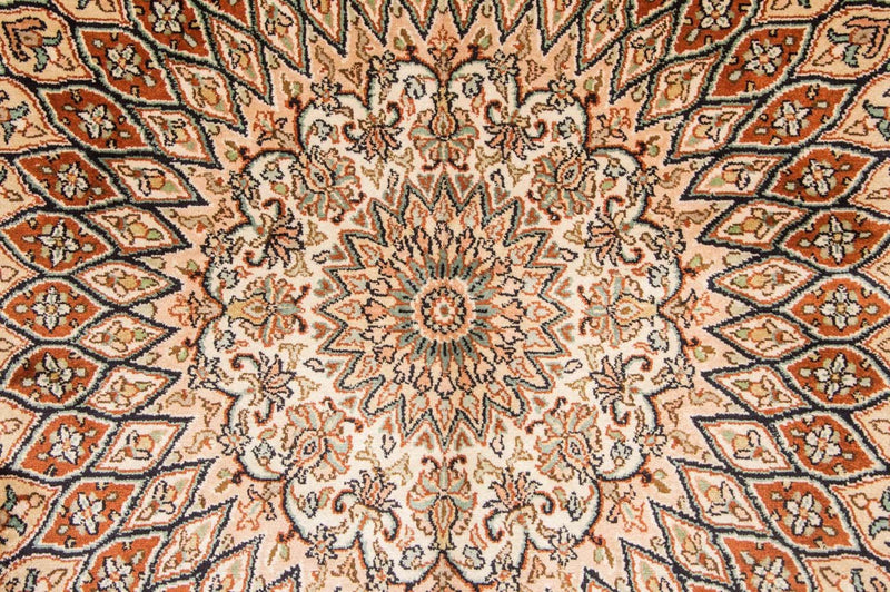 Tappeto di seta - Seta del Kashmir - 194 x 120 cm - multicolore
