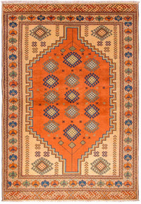 Tappeto Turkaman - 184 x 127 cm - arancione