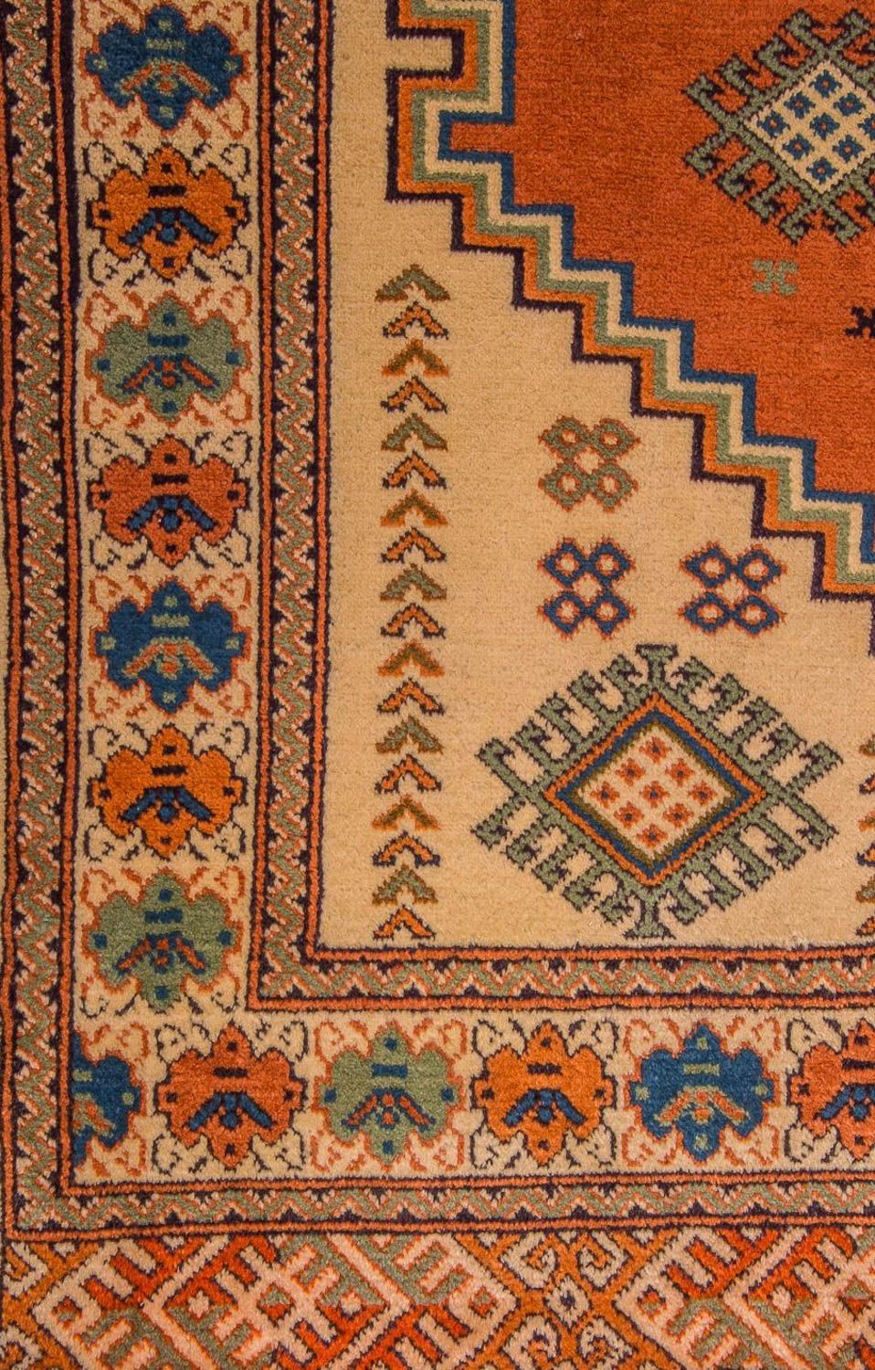 Tappeto Turkaman - 184 x 127 cm - arancione