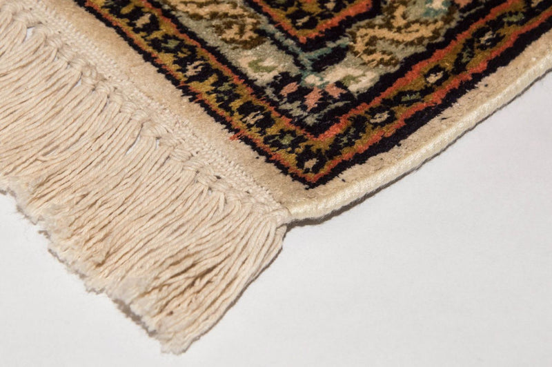 Tappeto di seta - Seta del Kashmir - 184 x 124 cm - beige