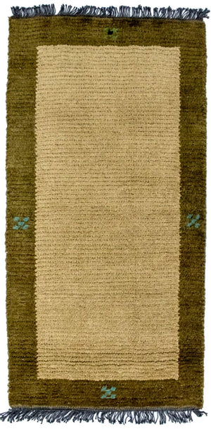Tappeto Nepal - 140 x 70 cm - verde