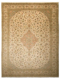 Tappeto di seta - Seta del Kashmir - 335 x 243 cm - beige