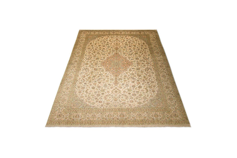 Tappeto di seta - Seta del Kashmir - 335 x 243 cm - beige