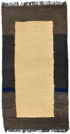 Tappeto Nepal 70x140cm - Tappeto di lana - Rettangolo / Beige / 70 x 140 cm Rettangolo