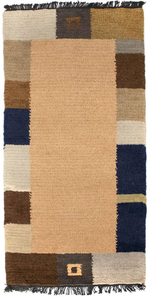 Tappeto Nepal - 140 x 70 cm - marrone chiaro