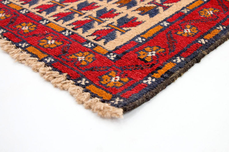 Tappeto Belutsch - 130 x 77 cm - rosso