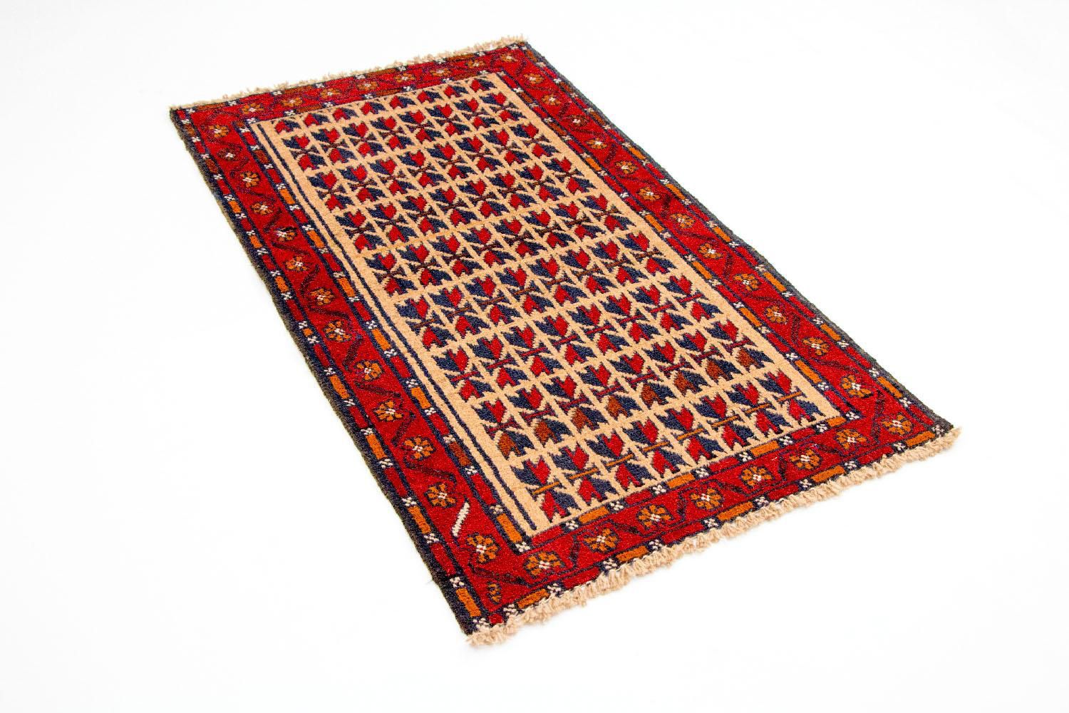 Tappeto Belutsch - 130 x 77 cm - rosso
