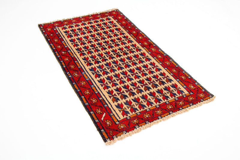 Tappeto Belutsch - 130 x 77 cm - rosso