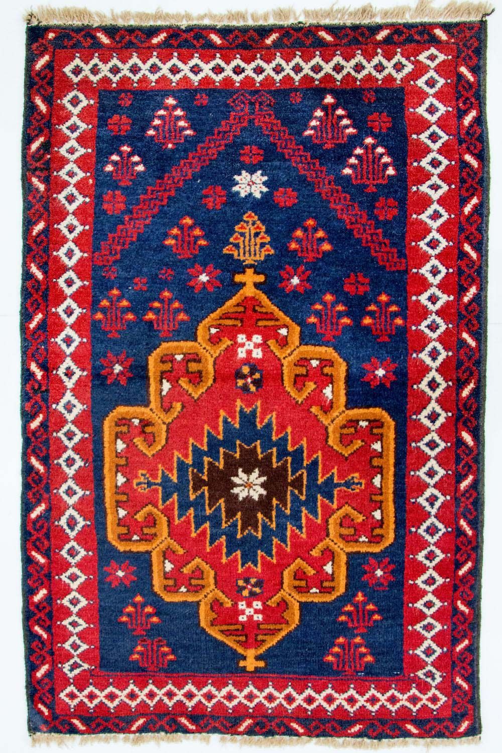Tappeto Belutsch - 130 x 82 cm - blu