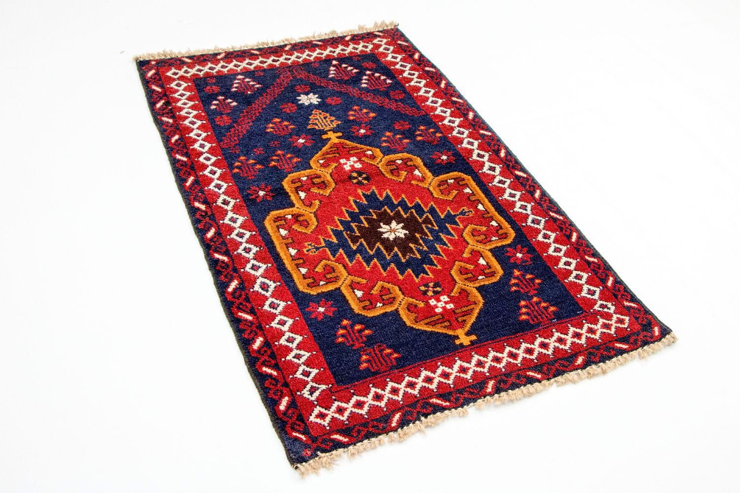 Tappeto Belutsch - 130 x 82 cm - blu