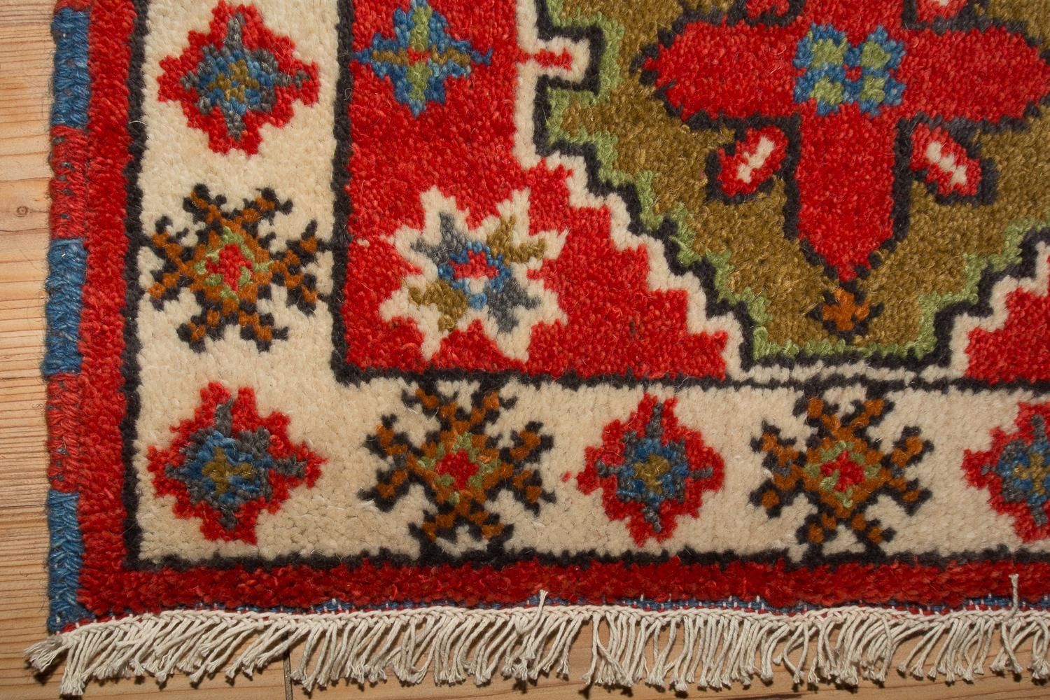 Tappeto orientale - 92 x 65 cm - rosso