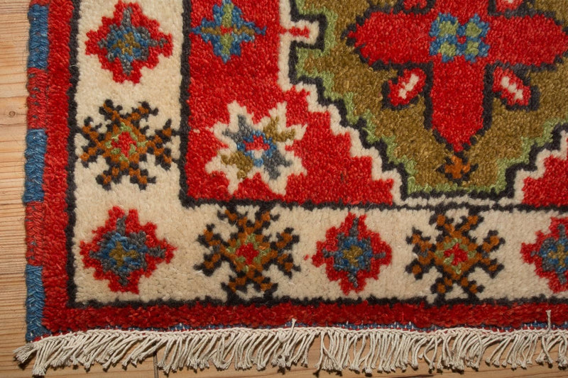 Tappeto orientale - 92 x 65 cm - rosso