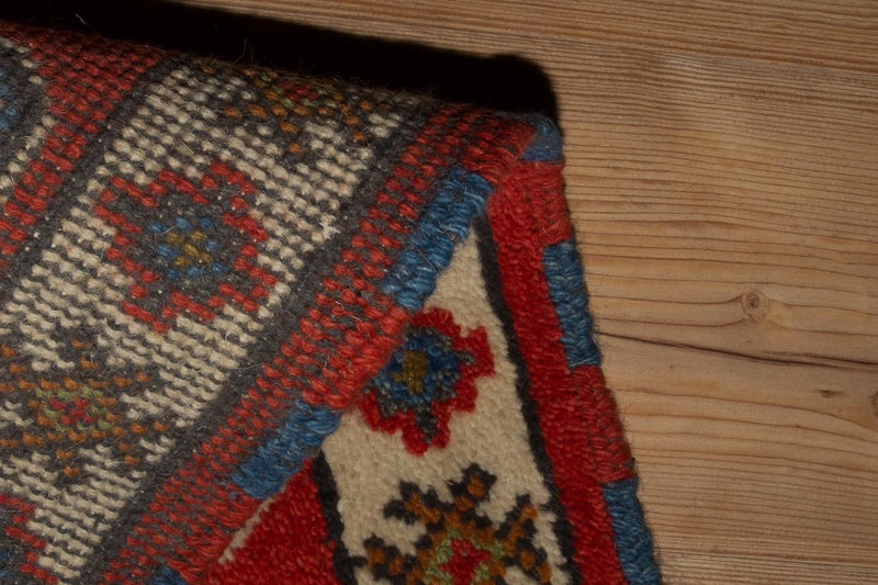 Tappeto orientale - 92 x 65 cm - rosso