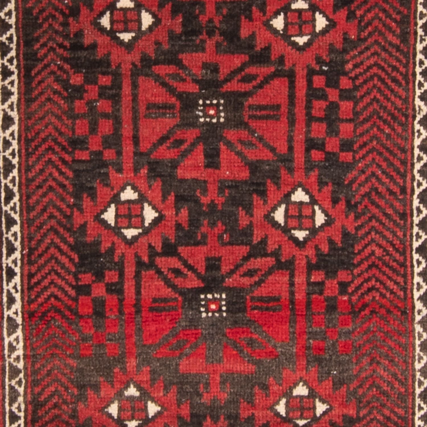 Tappeto corsia Tappeto Belutsch - 210 x 110 cm - rosso