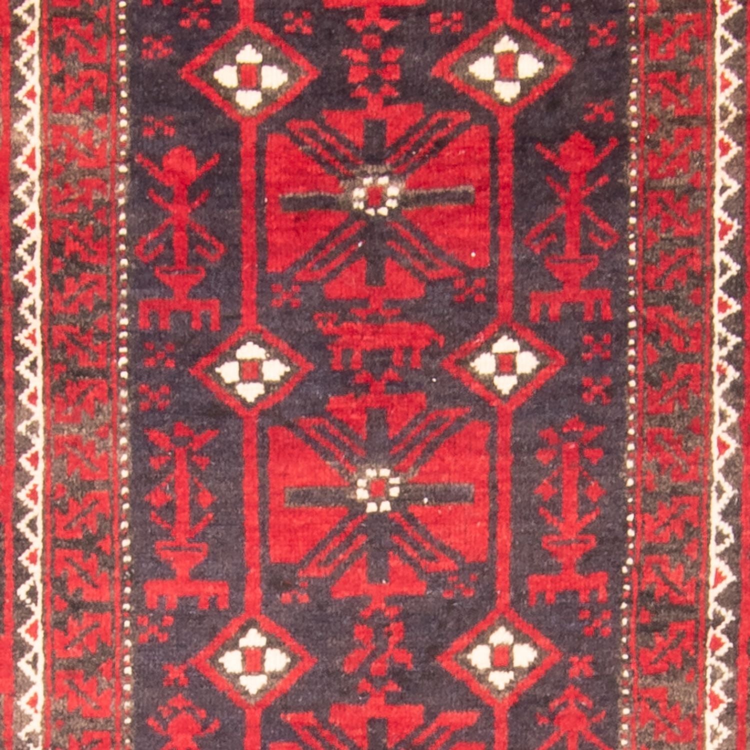 Tappeto corsia Tappeto Belutsch - 205 x 112 cm - rosso