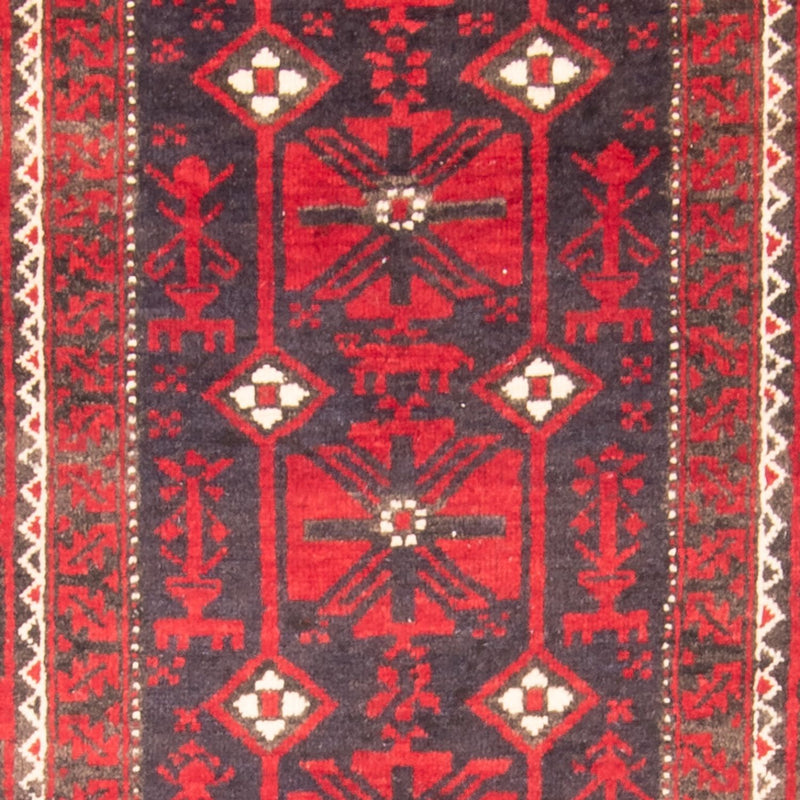 Tappeto corsia Tappeto Belutsch - 205 x 112 cm - rosso
