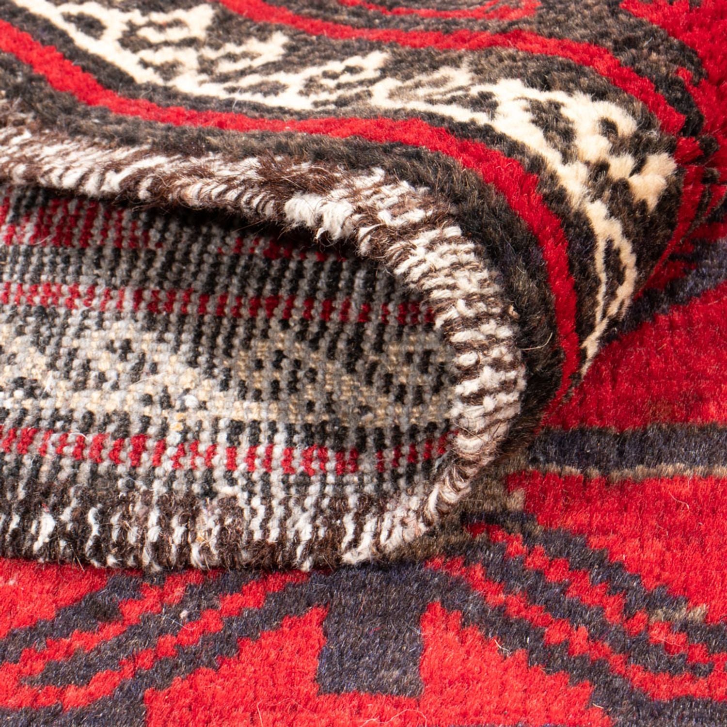 Tappeto corsia Tappeto Belutsch - 205 x 112 cm - rosso