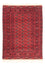 Tappeto Turkaman - 168 x 124 cm - rosso
