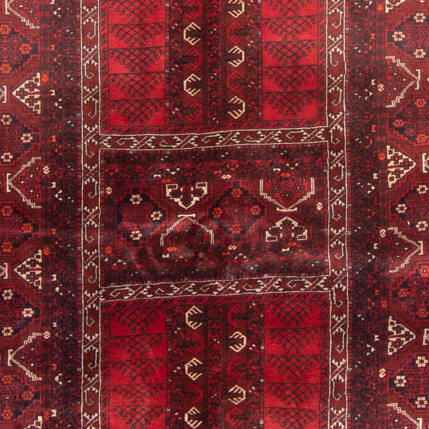 Tappeto Turkaman - 237 x 158 cm - rosso