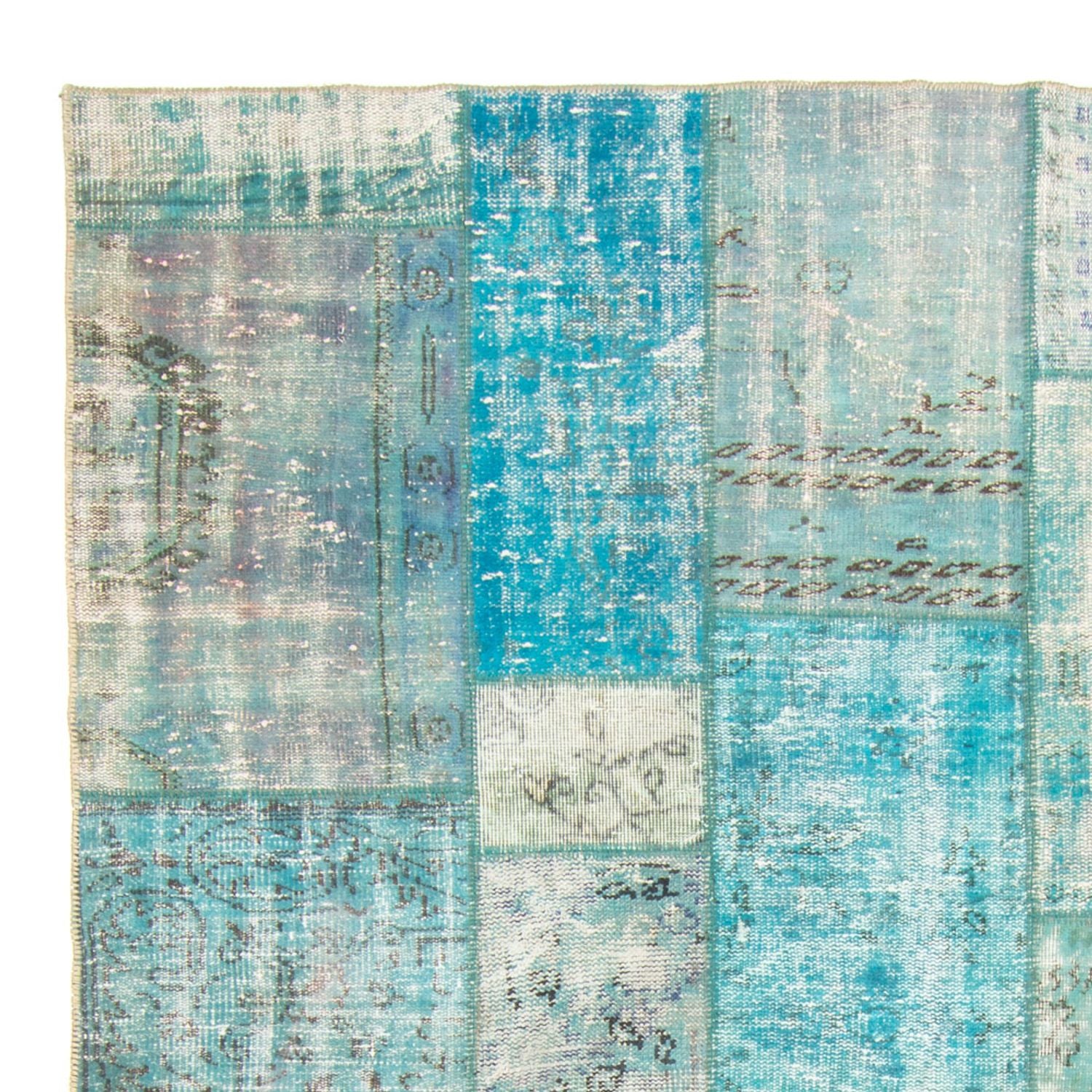 Tappeto vintage - 305 x 198 cm - turchese