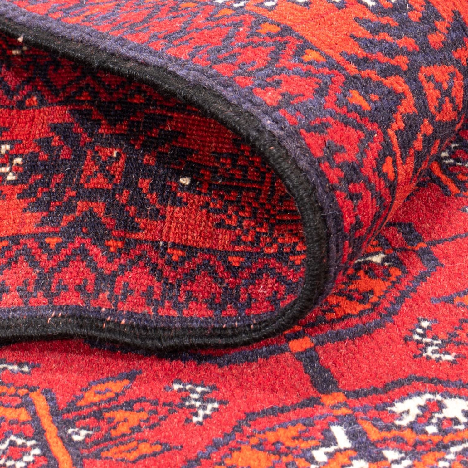 Tappeto corsia Tappeto Turkaman - 194 x 74 cm - rosso