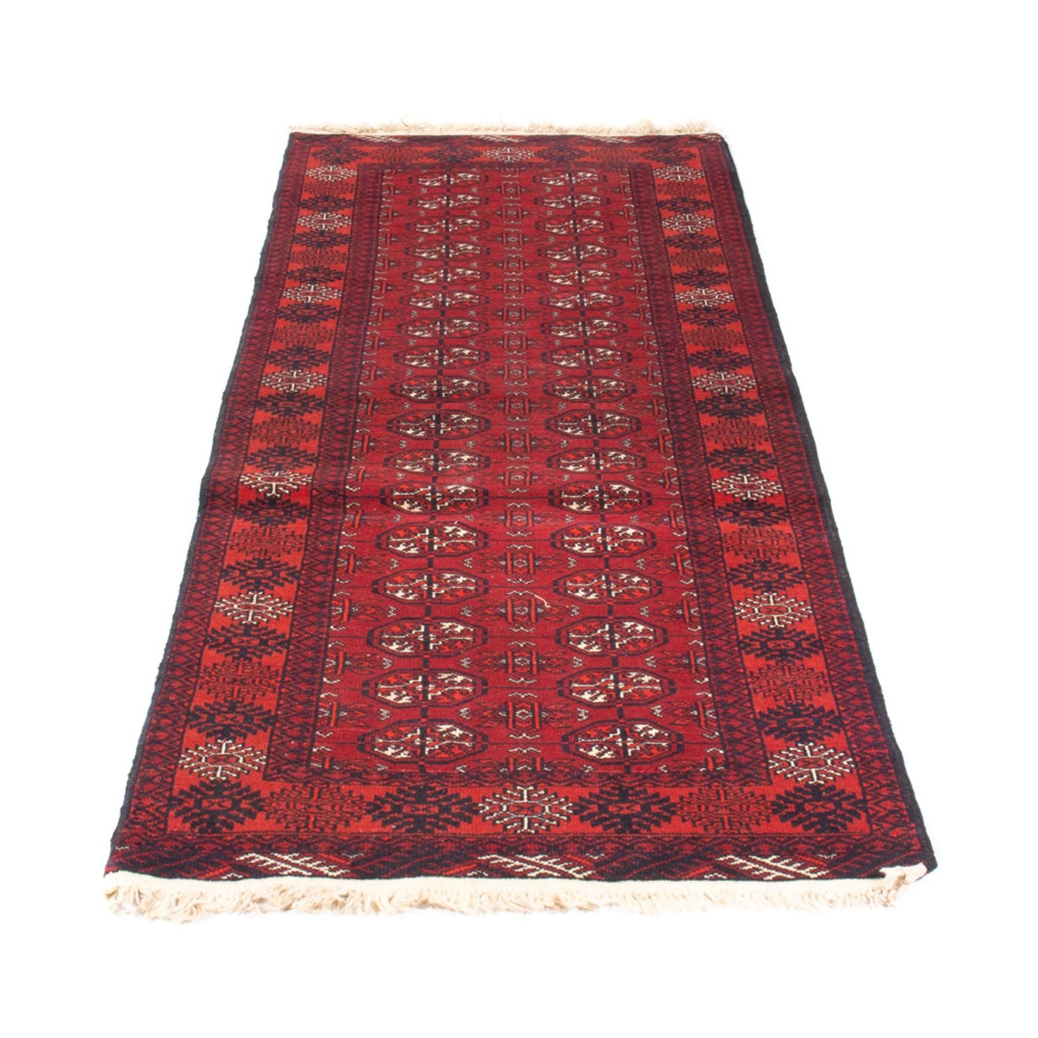 Tappeto corsia Tappeto Turkaman - 194 x 74 cm - rosso