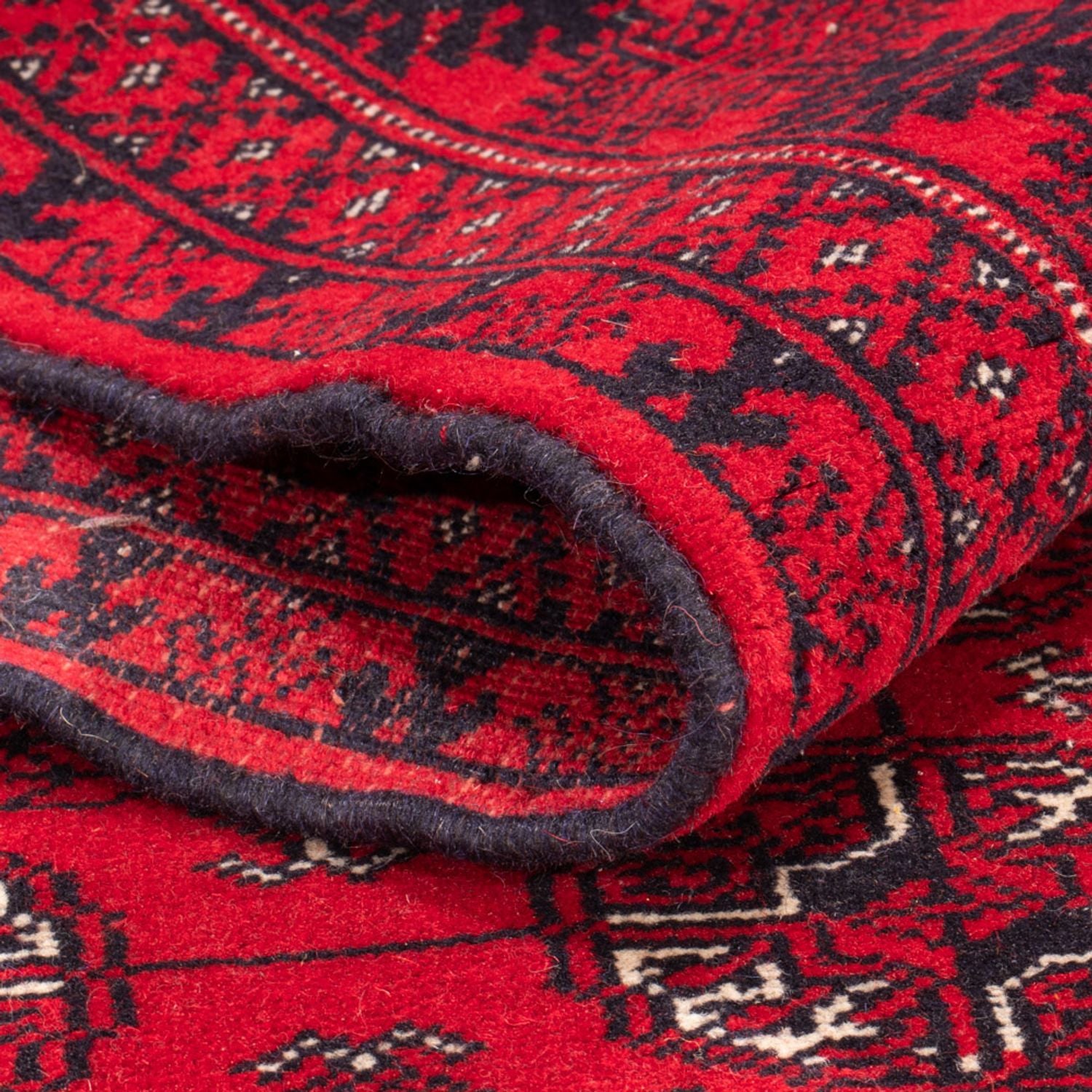 Tappeto corsia Tappeto Turkaman - 197 x 80 cm - rosso