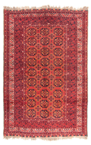 Tappeto Turkaman - 246 x 157 cm - rosso