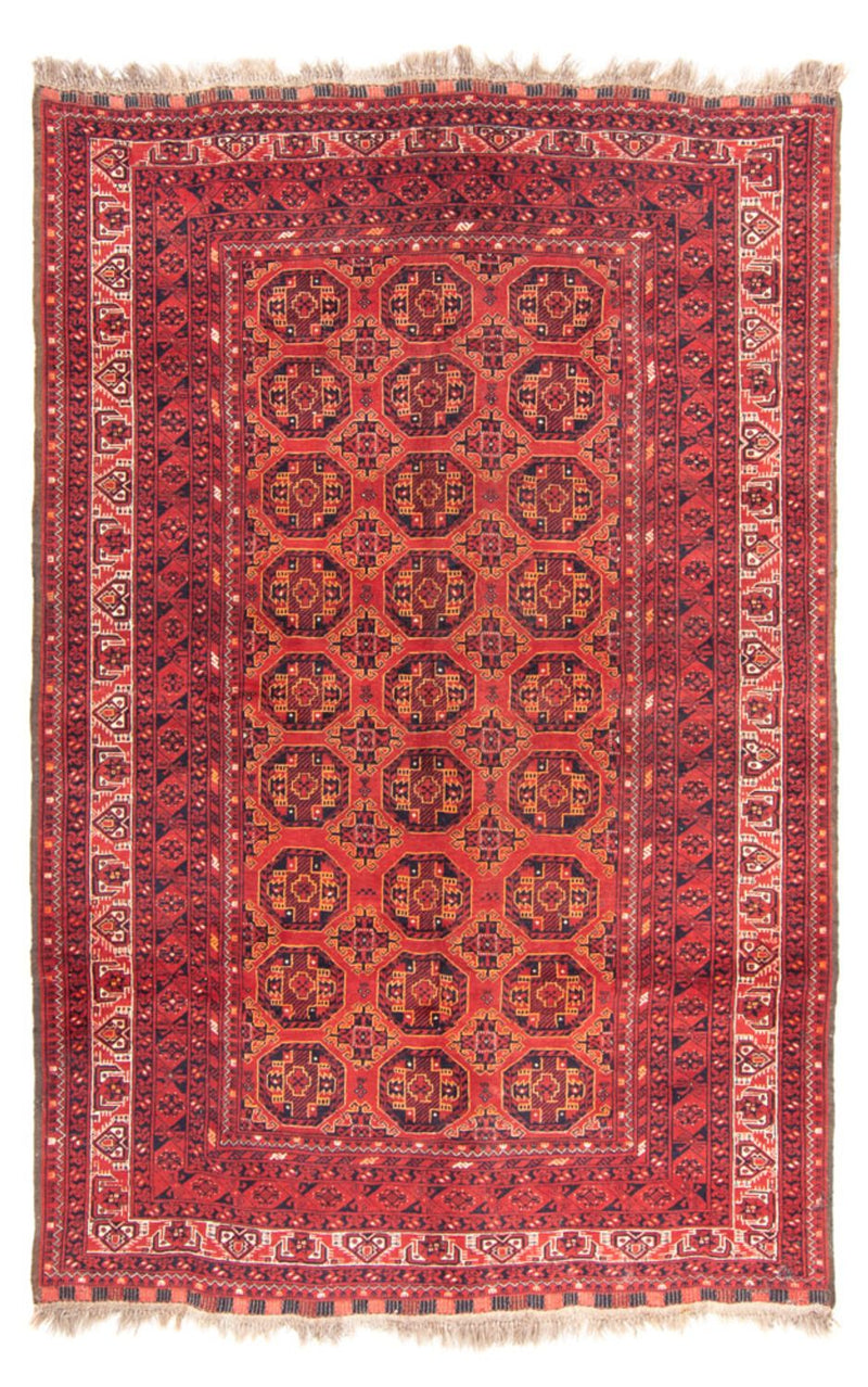 Tappeto Turkaman - 246 x 157 cm - rosso