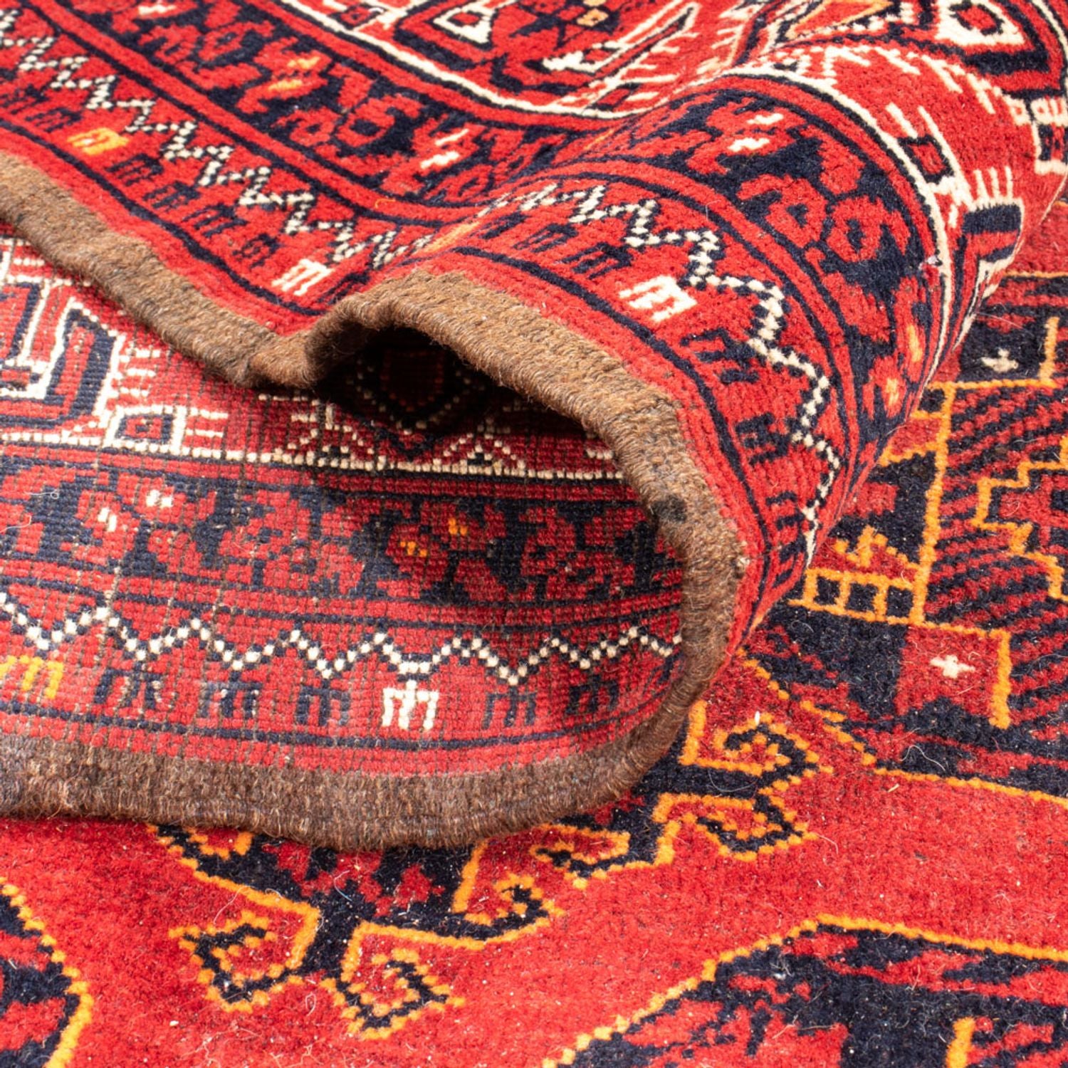 Tappeto Turkaman - 246 x 157 cm - rosso