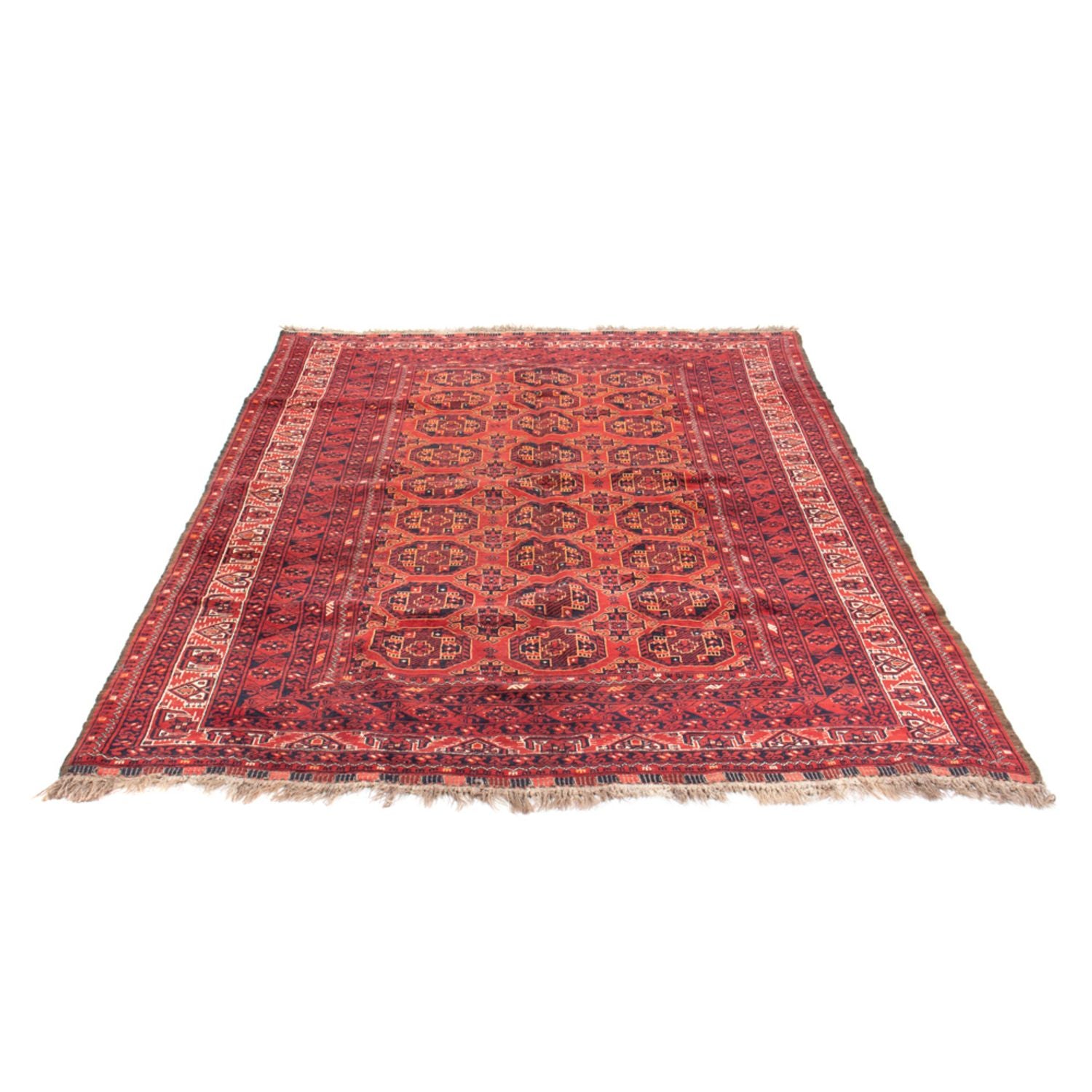 Tappeto Turkaman - 246 x 157 cm - rosso