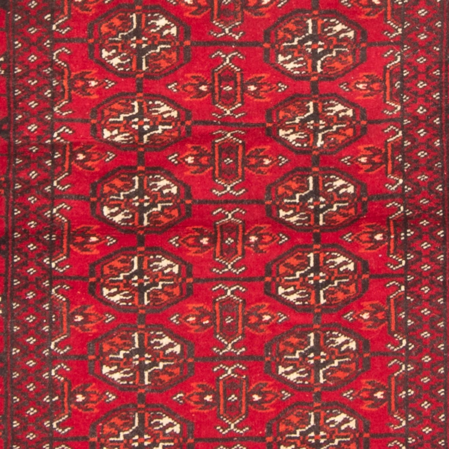 Tappeto corsia Tappeto Turkaman - 180 x 83 cm - rosso