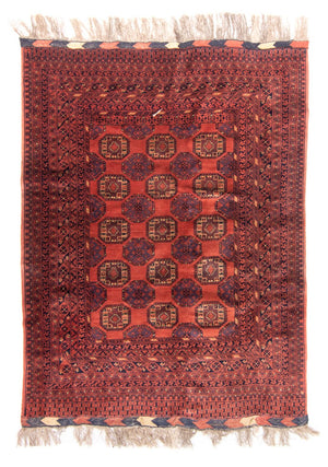 Tappeto Turkaman - 200 x 148 cm - rosso