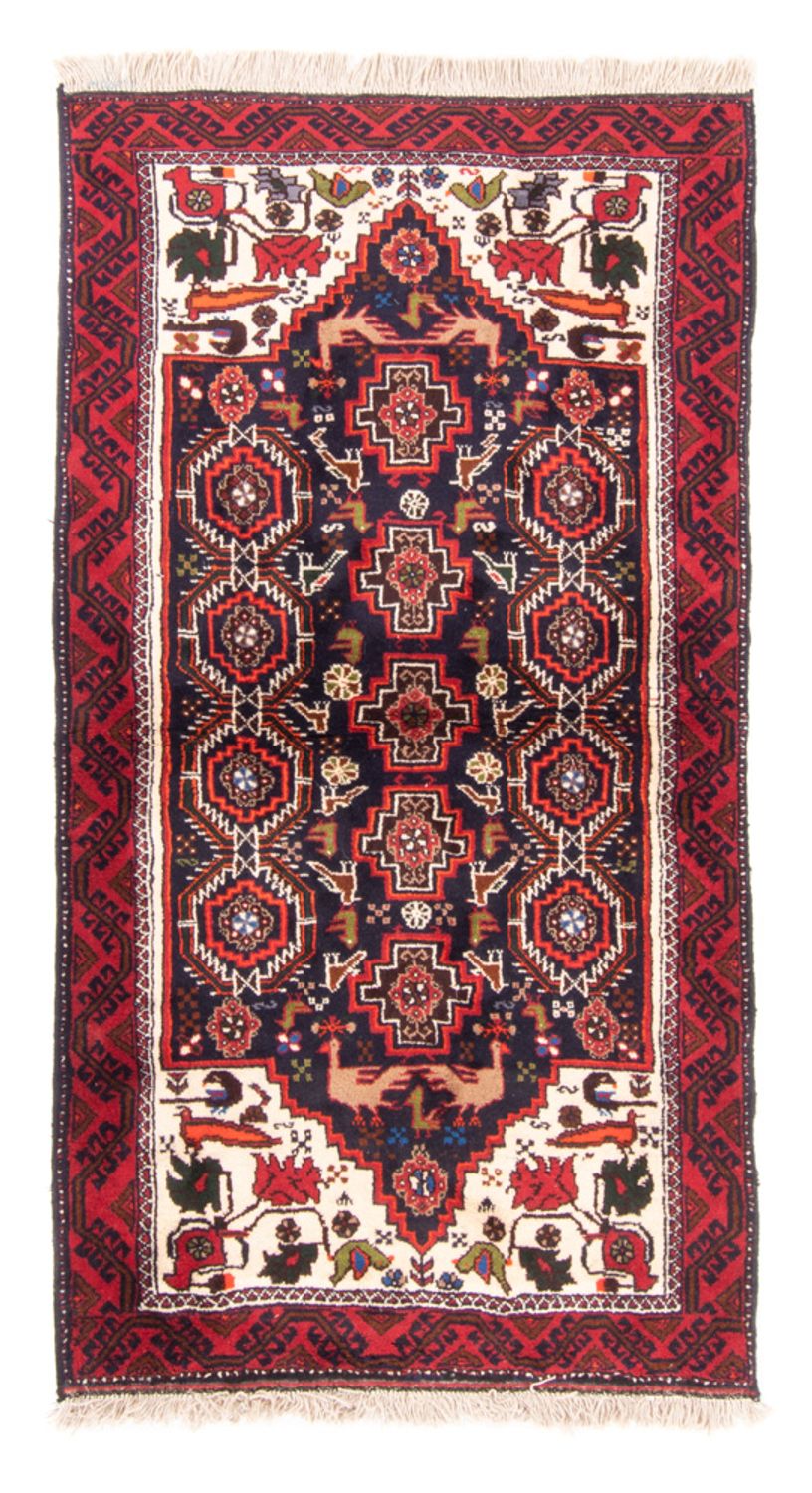 Tappeto corsia Tappeto Belutsch - 175 x 85 cm - blu scuro