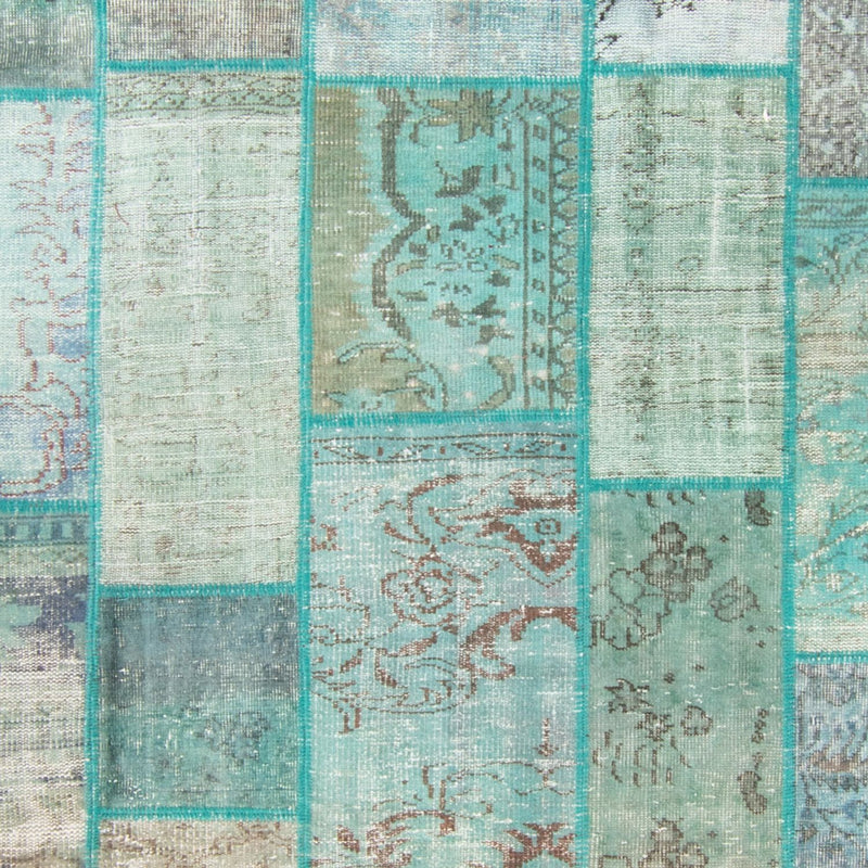 Tappeto vintage - 303 x 203 cm - turchese