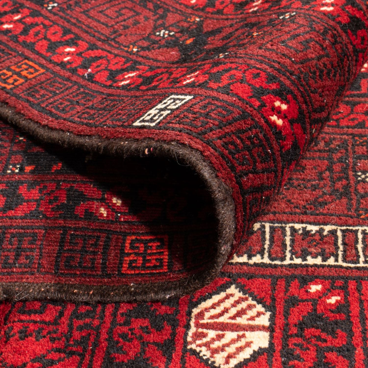 Tappeto Turkaman - 244 x 158 cm - rosso