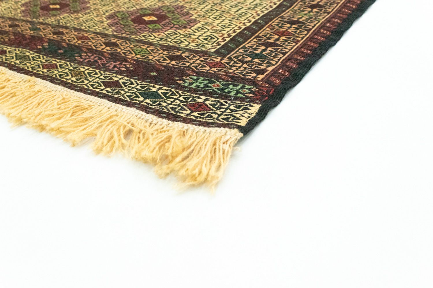 Tappeto corsia Tappeto Kelim - Orientale - 191 x 84 cm - blu