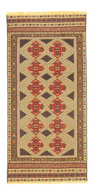 Tappeto corsia Tappeto Kelim - Orientale - 187 x 90 cm - multicolore