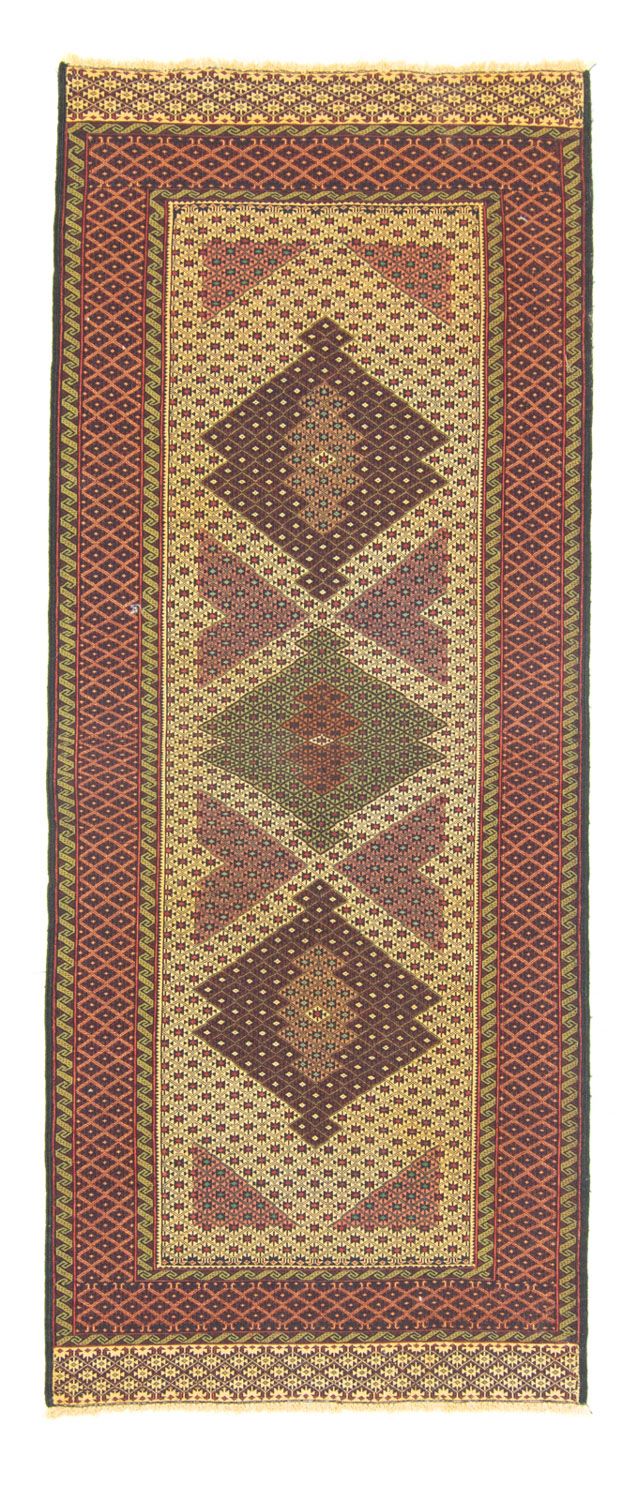 Tappeto corsia Tappeto Kelim - Orientale - 201 x 82 cm - beige