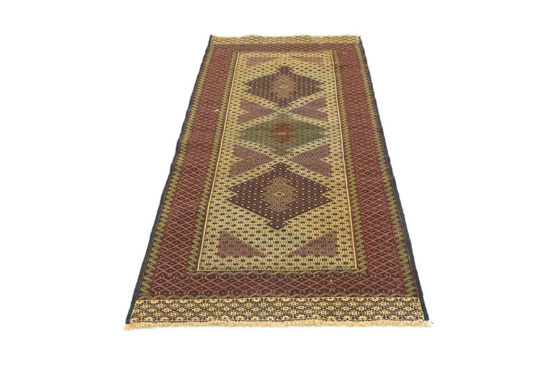 Tappeto corsia Tappeto Kelim - Orientale - 201 x 82 cm - beige