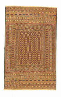 Tappeto Kelim - Orientale - 208 x 133 cm - marrone