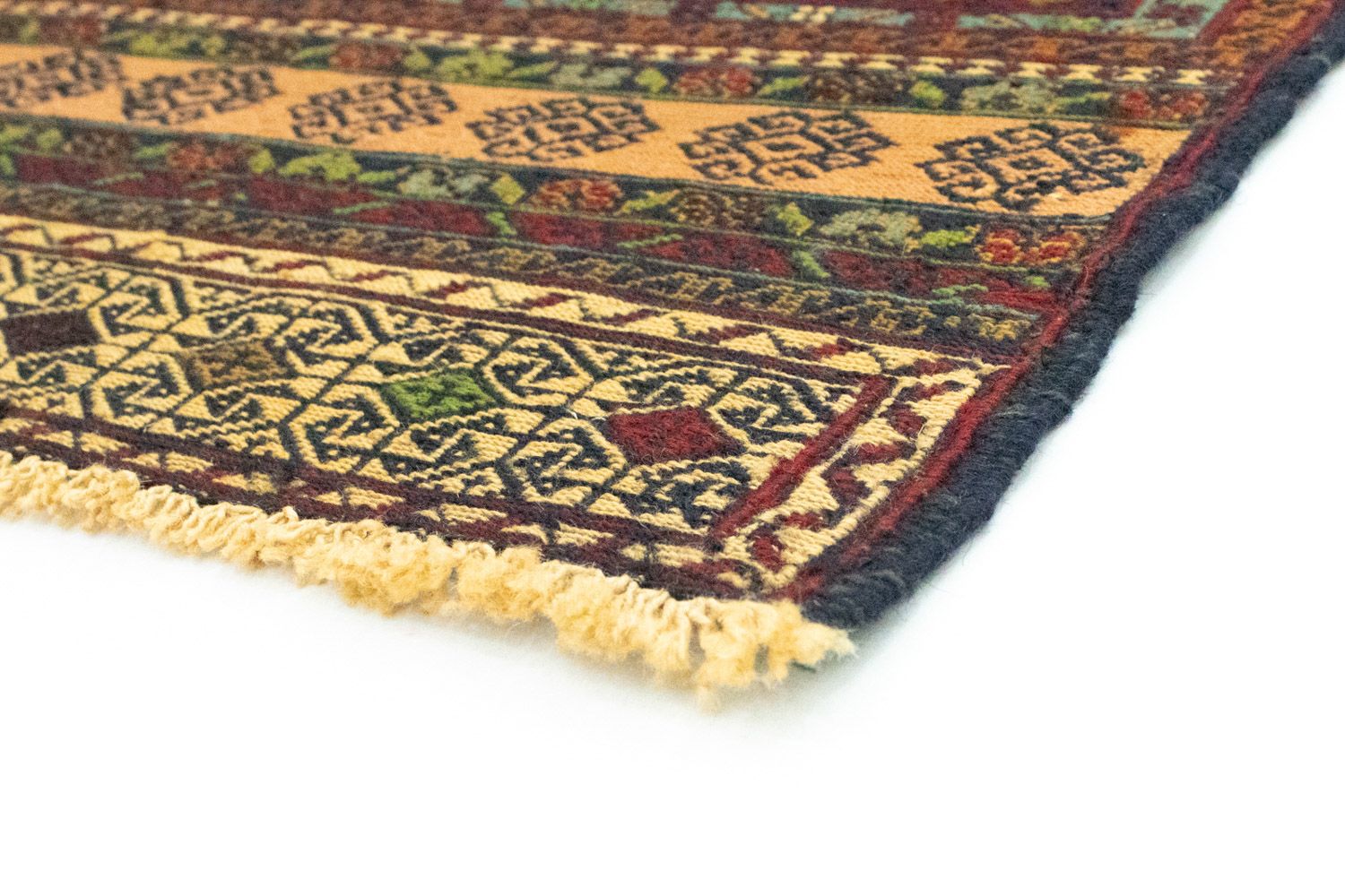 Tappeto corsia Tappeto Kelim - Orientale - 202 x 84 cm - blu