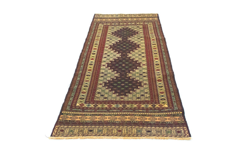 Tappeto corsia Tappeto Kelim - Orientale - 202 x 84 cm - blu