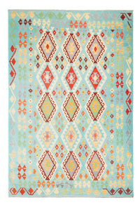 Tappeto Kelim - Splash - 250 x 176 cm - multicolore