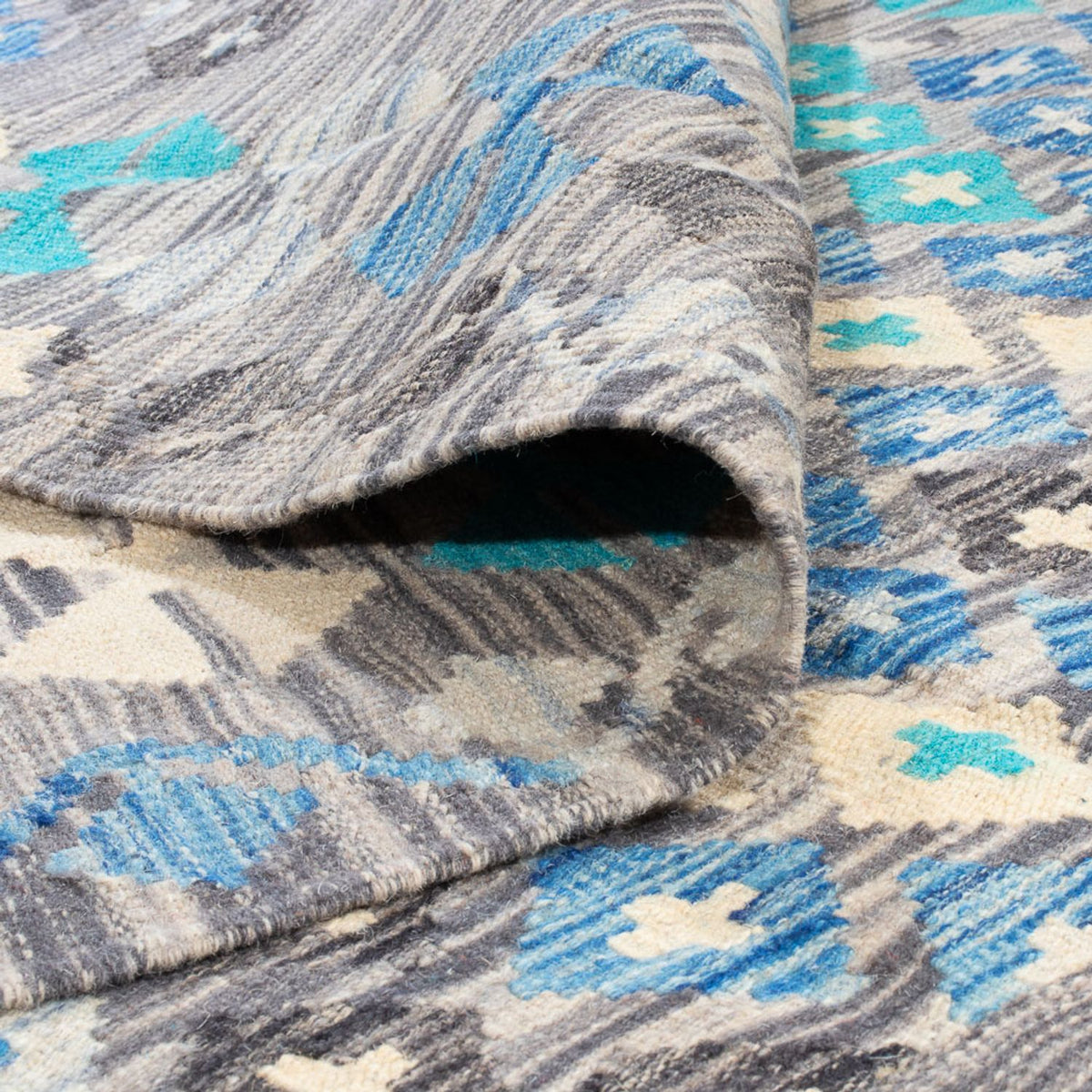 Tappeto Kelim - Splash - 241 x 174 cm - multicolore