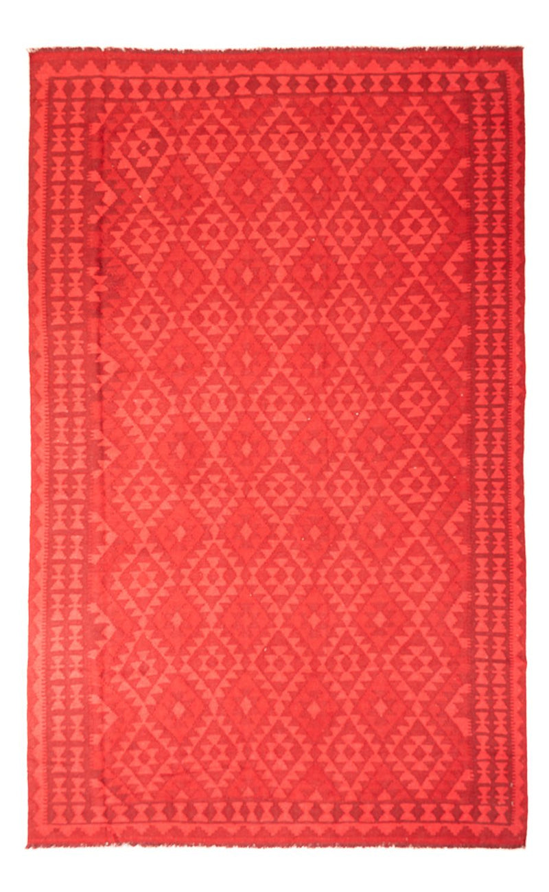 Tappeto Kelim - Tendenza - Vintage/Tinto di moda - 291 x 193 cm - rosso
