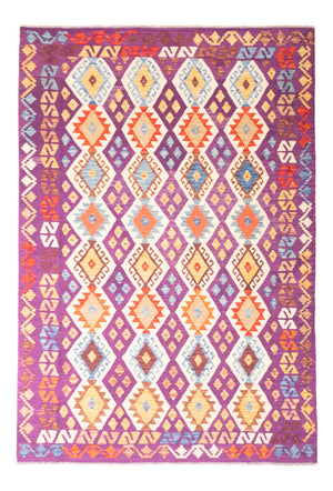 Tappeto Kelim - Splash - 256 x 178 cm - multicolore