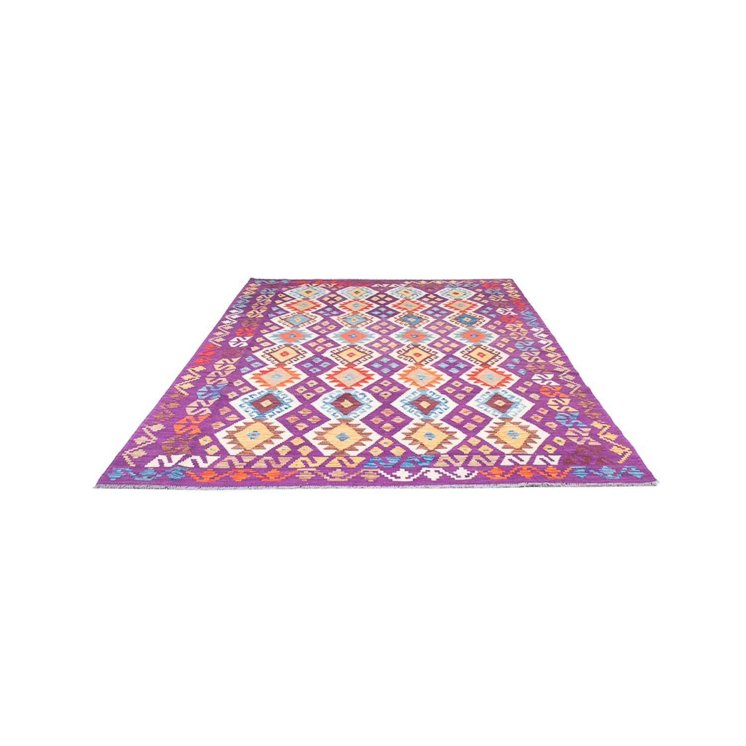 Tappeto Kelim - Splash - 256 x 178 cm - multicolore