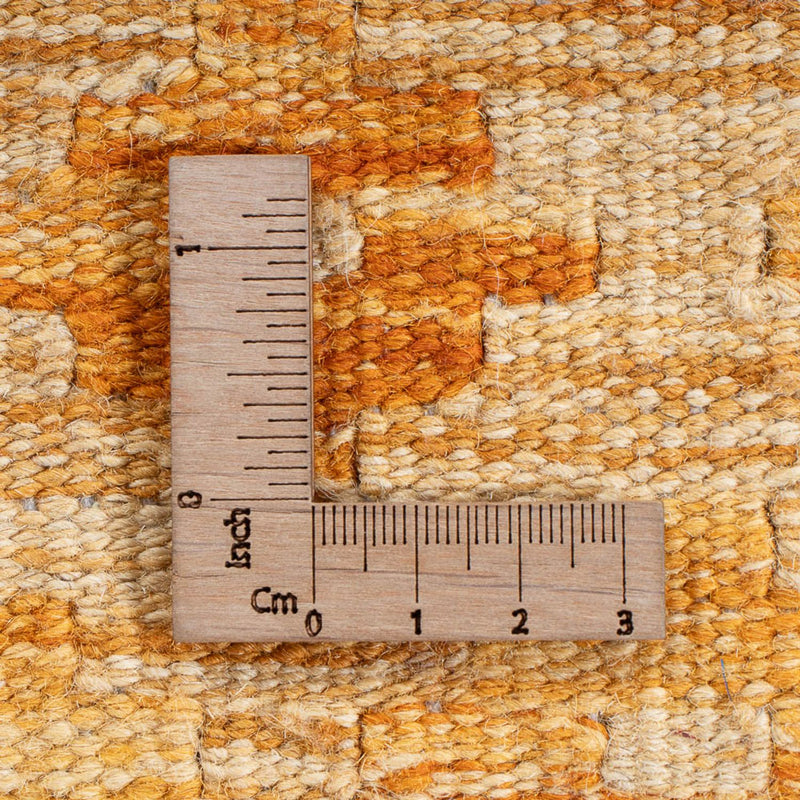 Tappeto Kelim - Tendenza - Vintage/Tinto di moda - 247 x 177 cm - giallo senape
