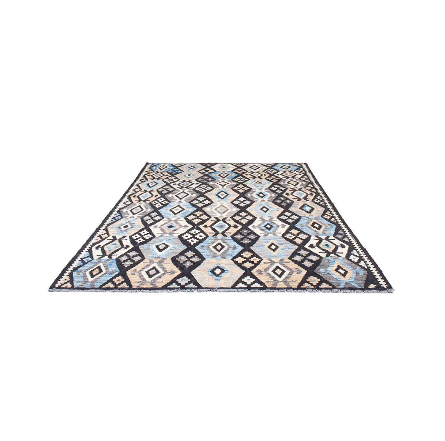 Tappeto Kelim - Splash - 247 x 175 cm - multicolore